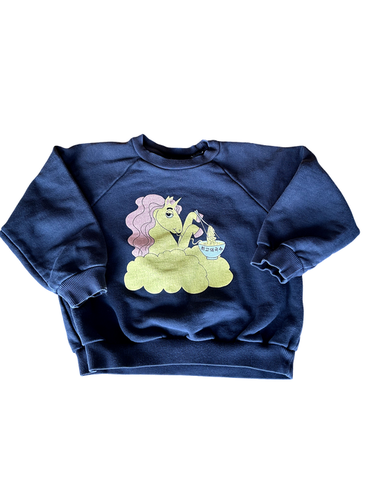 Mini Rodini SVART Sweatshirt - 104/110